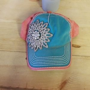 Ball cap with Crystal's